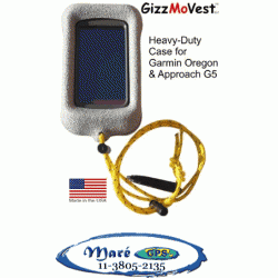 Capa Protetora Rígida e Resistente  para  Garmin Oregon - GizzMoVest - Cinza